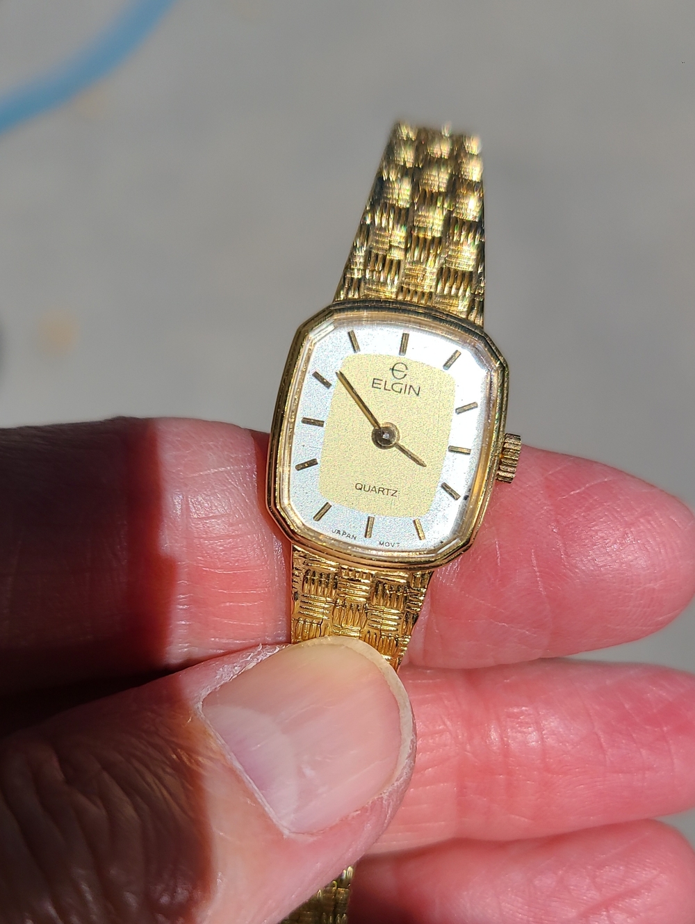 Elgin Women's Gold-Tone Quartz Bracelet Watch